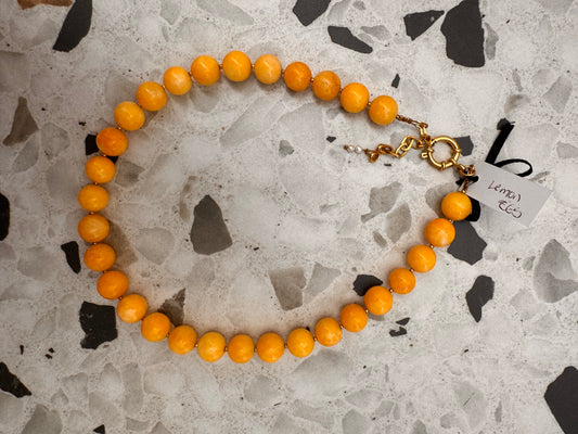 Lemon necklace