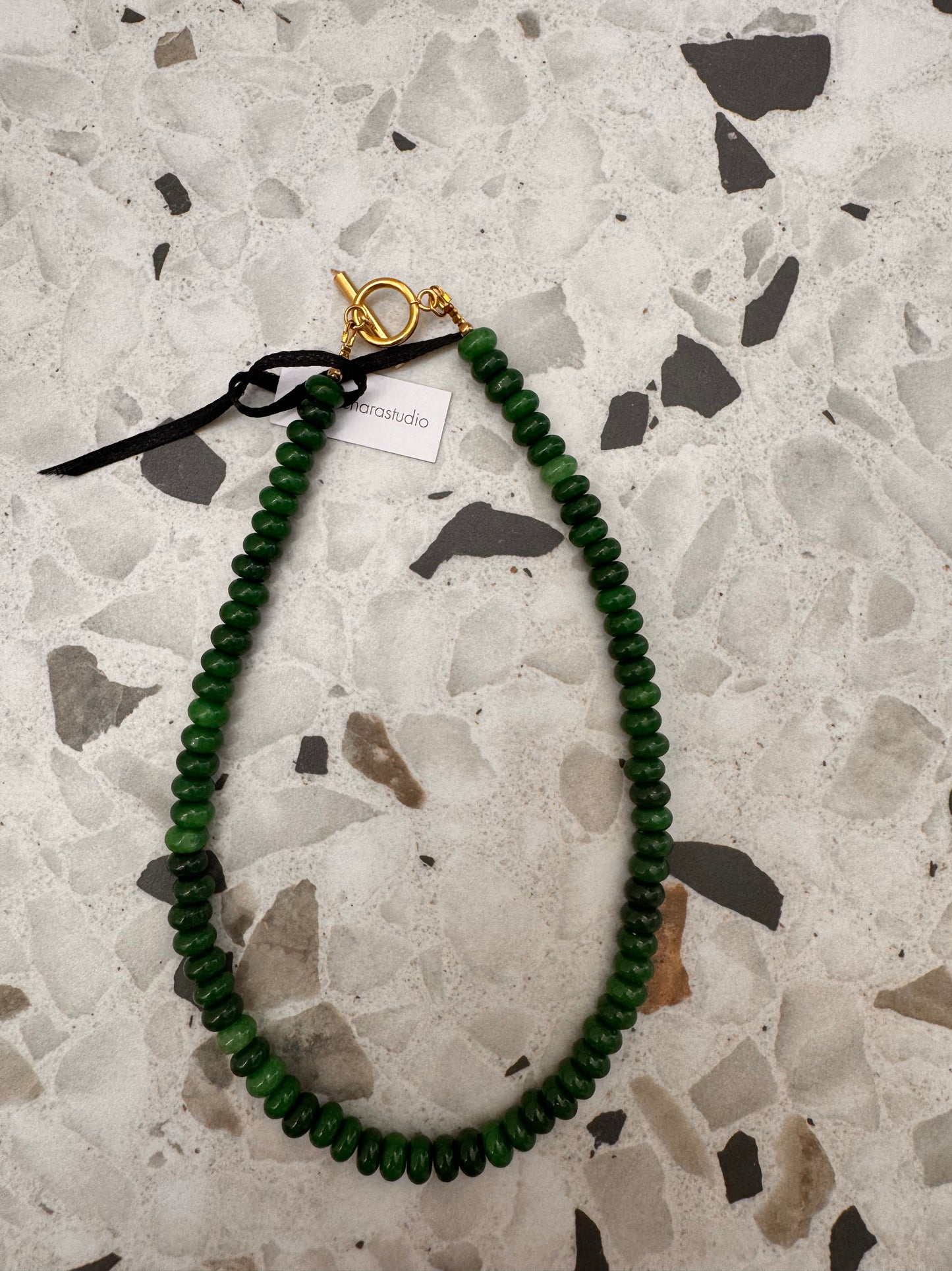 Happy green necklace