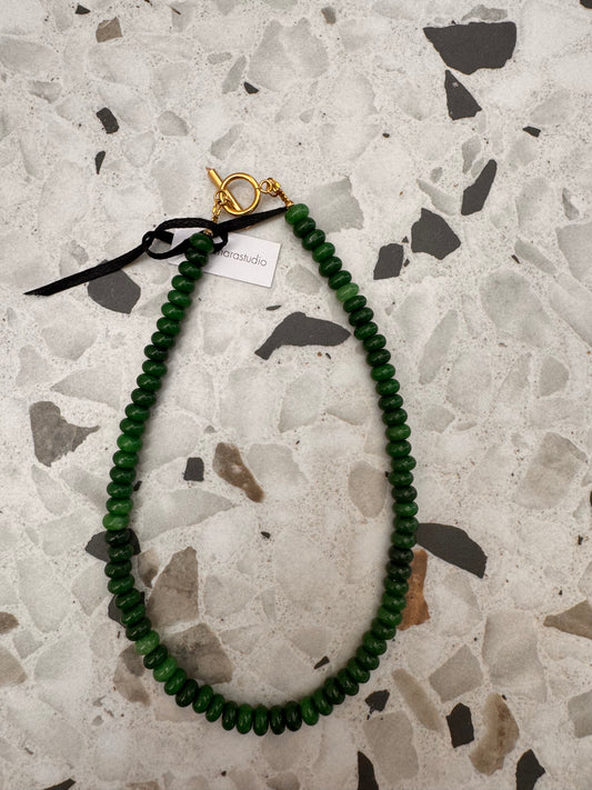Happy green necklace